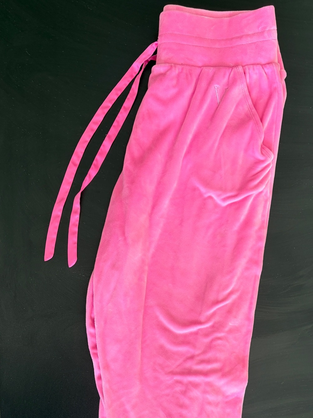 Victoria's Secret Hot Pink Velour Lounge Pants
